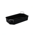 Global Tableware Collective Dalebrook, Ore DBTSSB2613 Salad Bar Crock, Black, 3.25 qt, 12-3/4 x 6-7/8 x 2-3/4 in