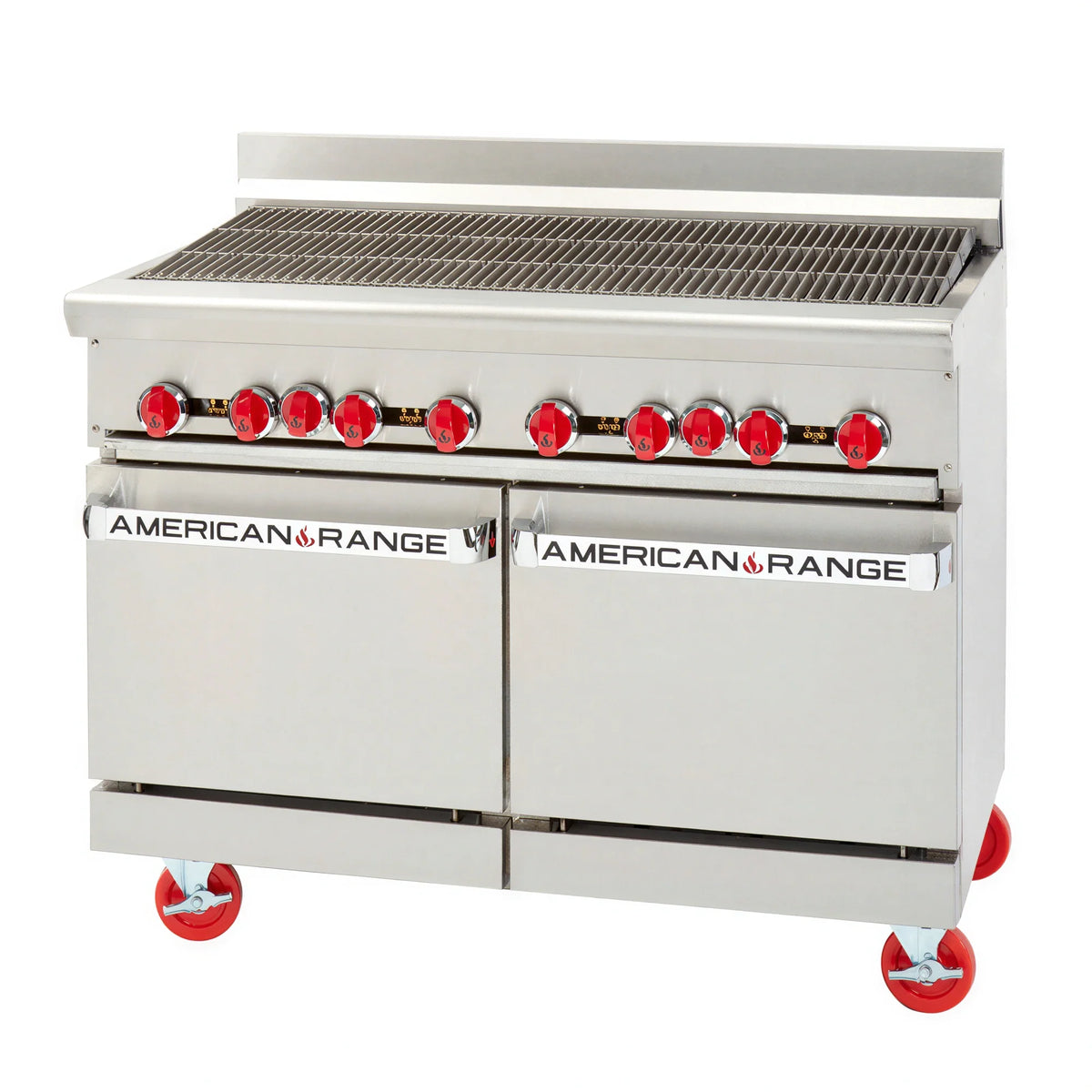 American Range AR-2RB 24-Inch Commercial Gas Radiant Broiler Range with 20-Inch Space Saver Oven, Stainless Steel