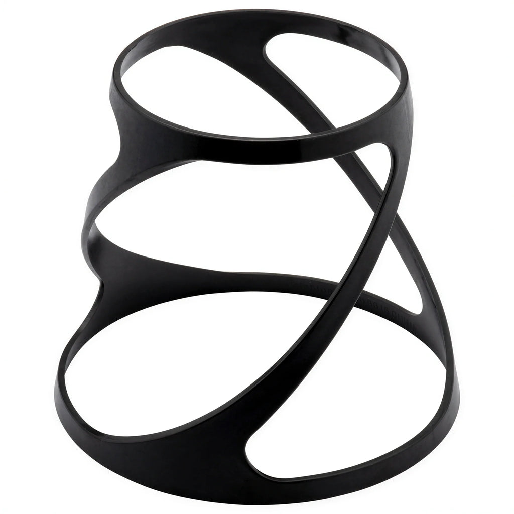 Global Tableware Collective Dalebrook, Twist DBTB3615 Round Twist Display Riser, Black Polycarbonate, 5-7/8"