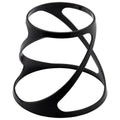 Global Tableware Collective Dalebrook, Twist DBTB3615 Round Twist Display Riser, Black Polycarbonate, 5-7/8"