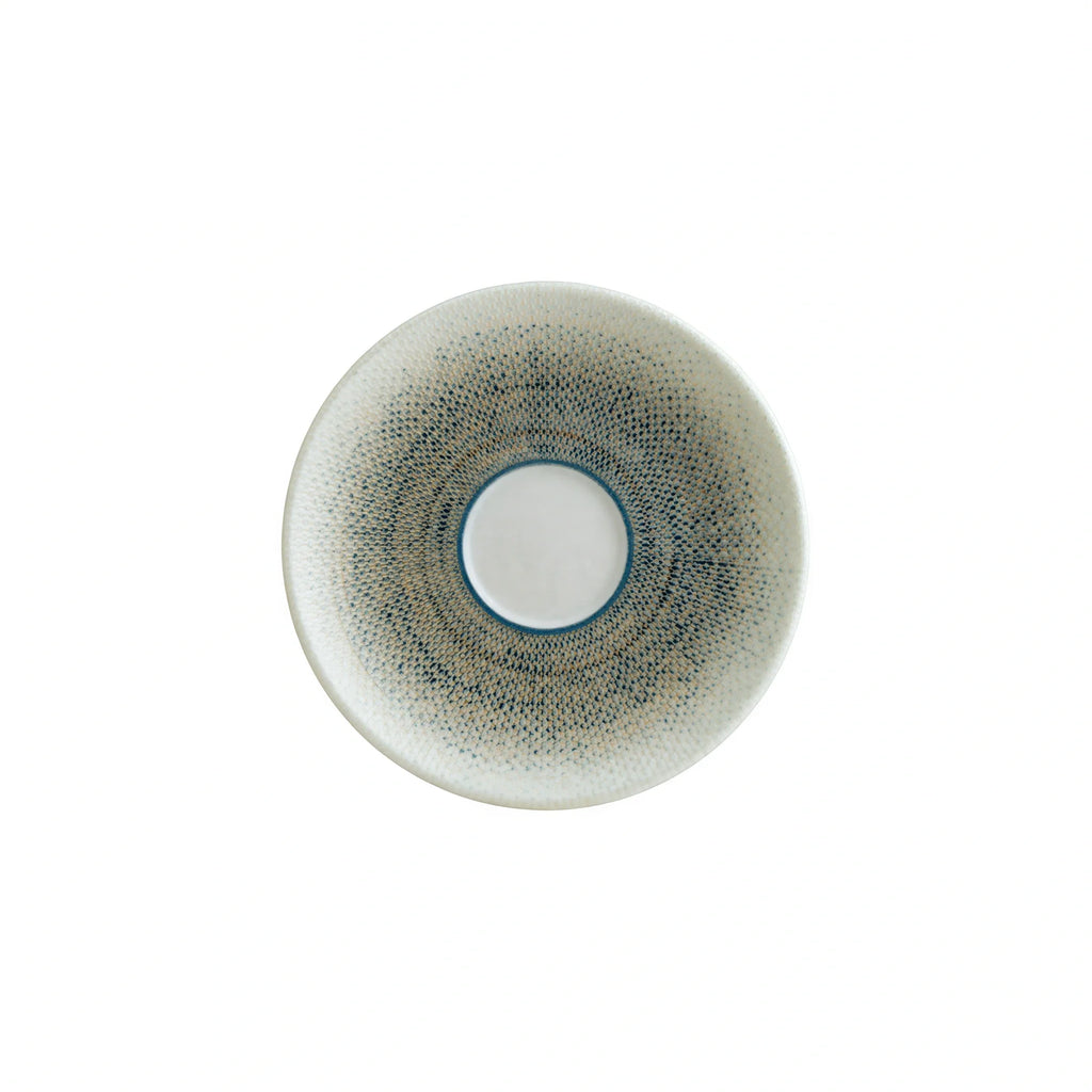 Global Tableware Collective Bonna, Gourmet BNSMTSWYGRM02KT Round Porcelain Coffee Saucer, 4.875"