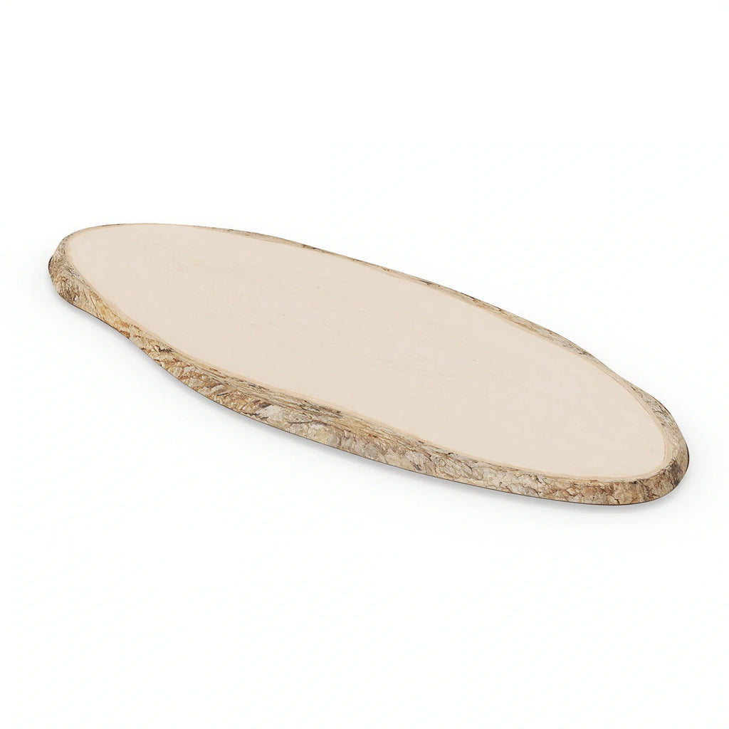 Global Tableware Collective Dalebrook, Wood Bark DBTWB9653 Oval Melamine Platter, Wood Bark, 20-7/8" x 8-1/2" x 3/8"