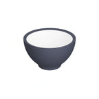 Global Tableware Collective Dalebrook, Trafalgar DBTW4738GRP Round Melamine Pot, 11 oz, White & Grape, 4-3/4" x 2-7/8"