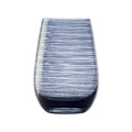 Global Tableware Collective Stolzle, Twister Z3520012TW051 Smoky Blue Twister Tumbler Glass, 16-1/2 oz., Crystalline Case of 2 Dozen