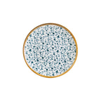 Global Tableware Collective Bonna, Gourmet BNCLFGRM17DZ Porcelain Round Flat-Edge Plate, 6-3/4" 1 Dozen