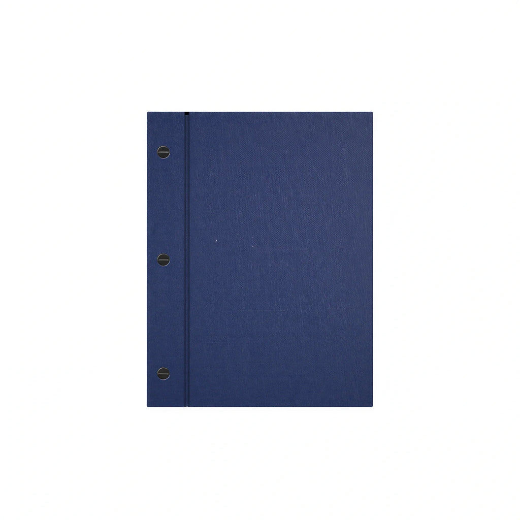 Risch CMBFF-LINEN 5.5X8.5 Linen Menu Board Binder, Hardback, Black Screwposts and Interior, 5-1/2" x 8-1/2" Case of 25