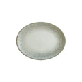 Global Tableware Collective Bonna, Moove BNSMTSWYMOV25OV Porcelain Oval Plate, Flat Edge, 9-5/8" x 7-5/8" 1 Dozen