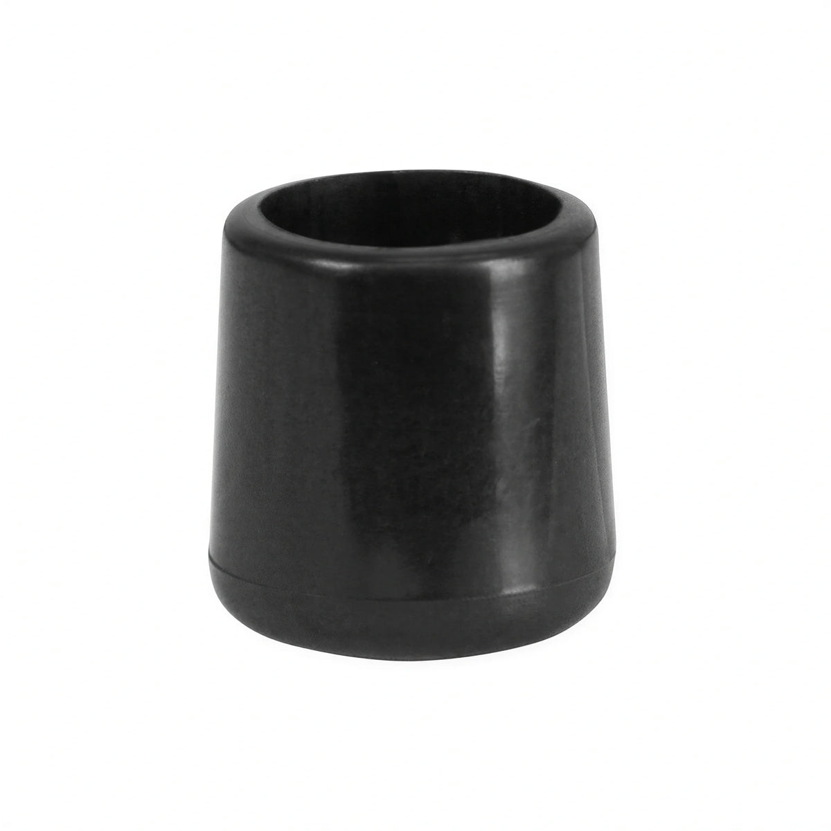 Flash Furniture LE-L-3-BK-CAPS-GG Replacement Foot Cap/Floor Glide for Plastic Folding Chairs, 3/4 in Frames, Non-Marring Black Polypropylene