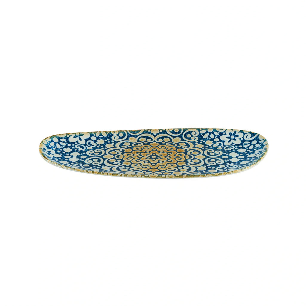 Global Tableware Collective Bonna, Vago BNALHVAO36DT Rectangular Porcelain Plate, 9" x 6.625" 1 Dozen