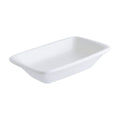 Global Tableware Collective Bonna, Moove BNMOV14DKY Porcelain Rectangular Plate, 5-1/4 x 3-3/8 x 1-1/8 in 1 Dozen