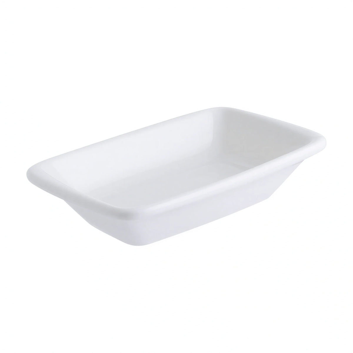Global Tableware Collective Bonna, Moove BNMOV14DKY Porcelain Rectangular Plate, 5-1/4 x 3-3/8 x 1-1/8 in 1 Dozen