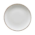 Global Tableware Collective Bonna, Bloom BNE100BLM28CK 11" Round Porcelain Deep Plate, 1.75 qt, Deep Rim