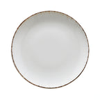 Global Tableware Collective Bonna, Bloom BNE100BLM28CK 11" Round Porcelain Deep Plate, 1.75 qt, Deep Rim