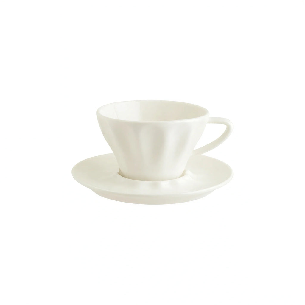 Global Tableware Collective Bonna, Raw BNRAW02CF Porcelain Tea Cup, 8 oz, Raw