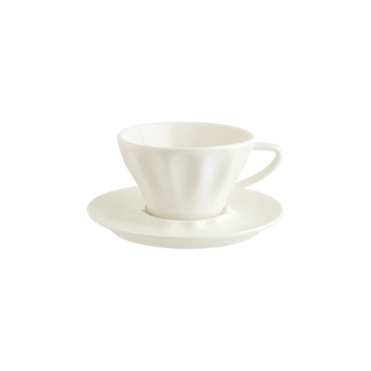Global Tableware Collective Bonna, Raw BNRAW02CF Porcelain Tea Cup, 8 oz, Raw