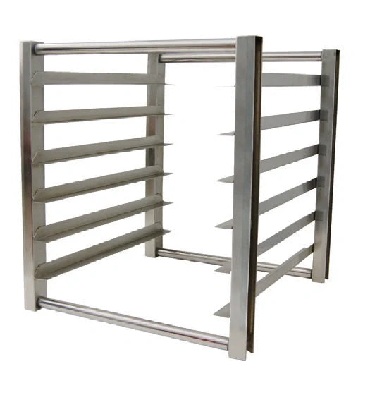 Turbo Air TSP-2224 Half-Size Stainless Steel Pan Rack, 6-Pan Capacity, 18 x 26 Inch Pans, for Pizza Prep and Solid Door Refrigerators/Freezers