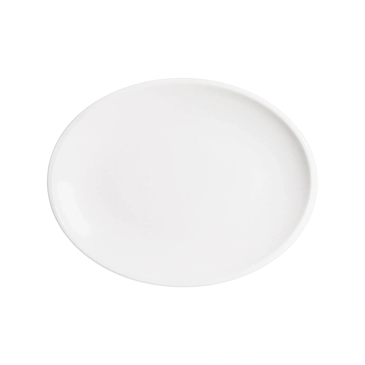 Global Tableware Collective Bonna, Moove BNMOV31OV Porcelain Oval Plate, 12.25 x 9.5 x 1.125 in