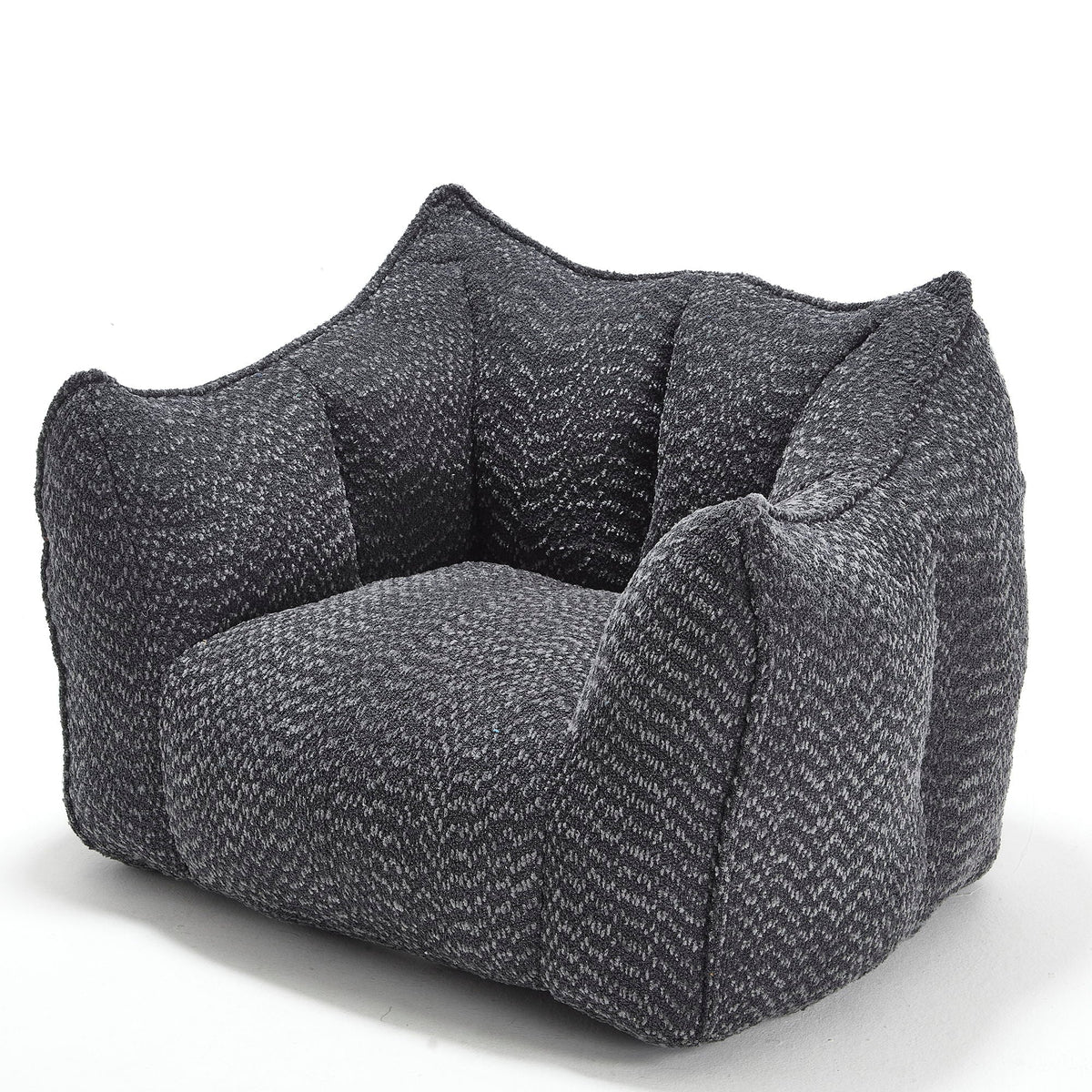 Chenille Arm Chair with Highly Resilient Foam - Multiple Colors
