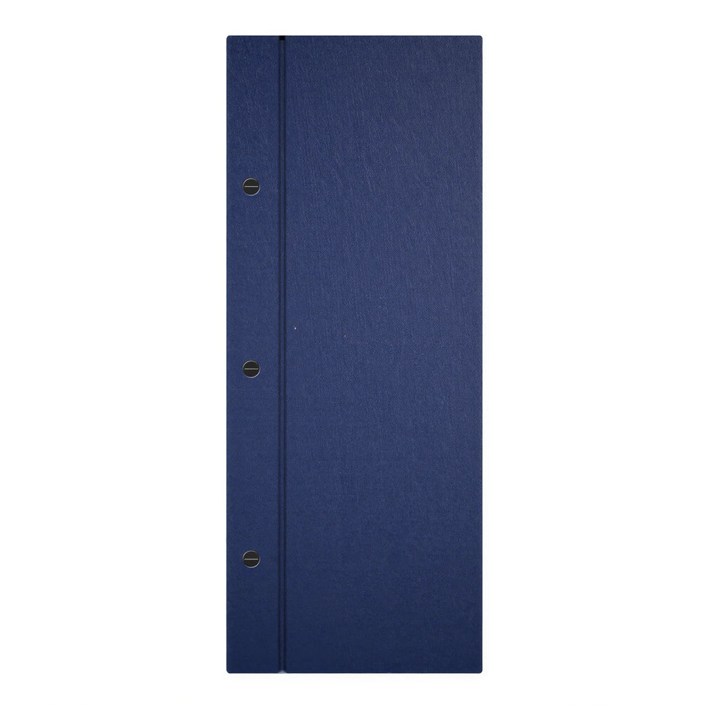Risch CMBFF-LINEN 4.25X14 Linen Chicago Menu Board, Hardback Binder with Black Screwposts, 4-1/4" x 14" Case of 25