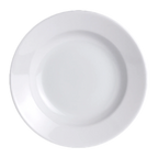 Global Tableware Collective Folio, Montego 6334P469 Rimmed Round Porcelain Soup Bowl, 10.5 oz, 9.25" Case of 2 Dozen