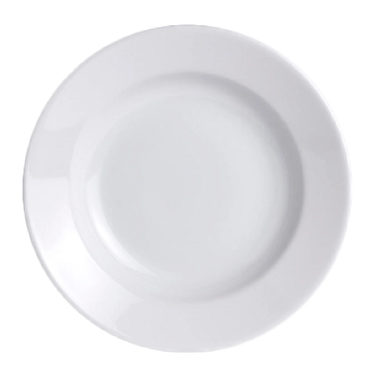 Global Tableware Collective Folio, Montego 6334P469 Rimmed Round Porcelain Soup Bowl, 10.5 oz, 9.25" Case of 2 Dozen