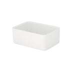 Global Tableware Collective Dalebrook, Kata DBTW4212 Rectangular Melamine Buffet Crock, 3.5 qt, White, 10-1/4 x 6-7/8 x 3-7/8 in