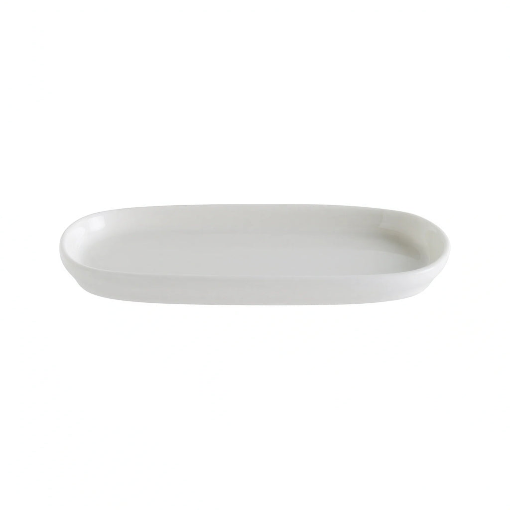 Global Tableware Collective Bonna, Hygge BNHYG14OV Oval Porcelain Dish, 5.5 x 2.625 x 0.875 in 1 Dozen