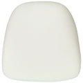 Flash Furniture BH-IVORY-HARD-GG Ivory Polyester Chair Cushion for Crystal or Resin Chiavari Chairs, 15 x 15 x 1-3/4 in