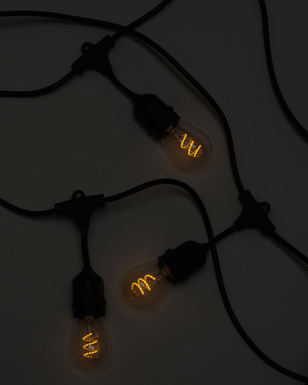Spiral Hanging Plug-in String Lights
