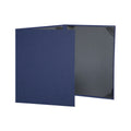 Risch LINEN-3V 8.5X11 Hardback Vinyl Menu Cover, 8-1/2 x 11, Fold-Out, 3-View Case of 25