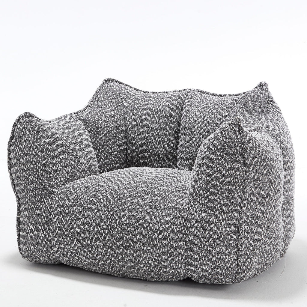 Chenille Arm Chair with Highly Resilient Foam - Multiple Colors