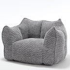 Chenille Arm Chair with Highly Resilient Foam - Multiple Colors