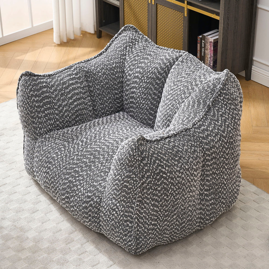 Chenille Arm Chair with Highly Resilient Foam - Multiple Colors