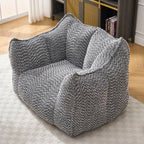 Chenille Arm Chair with Highly Resilient Foam - Multiple Colors
