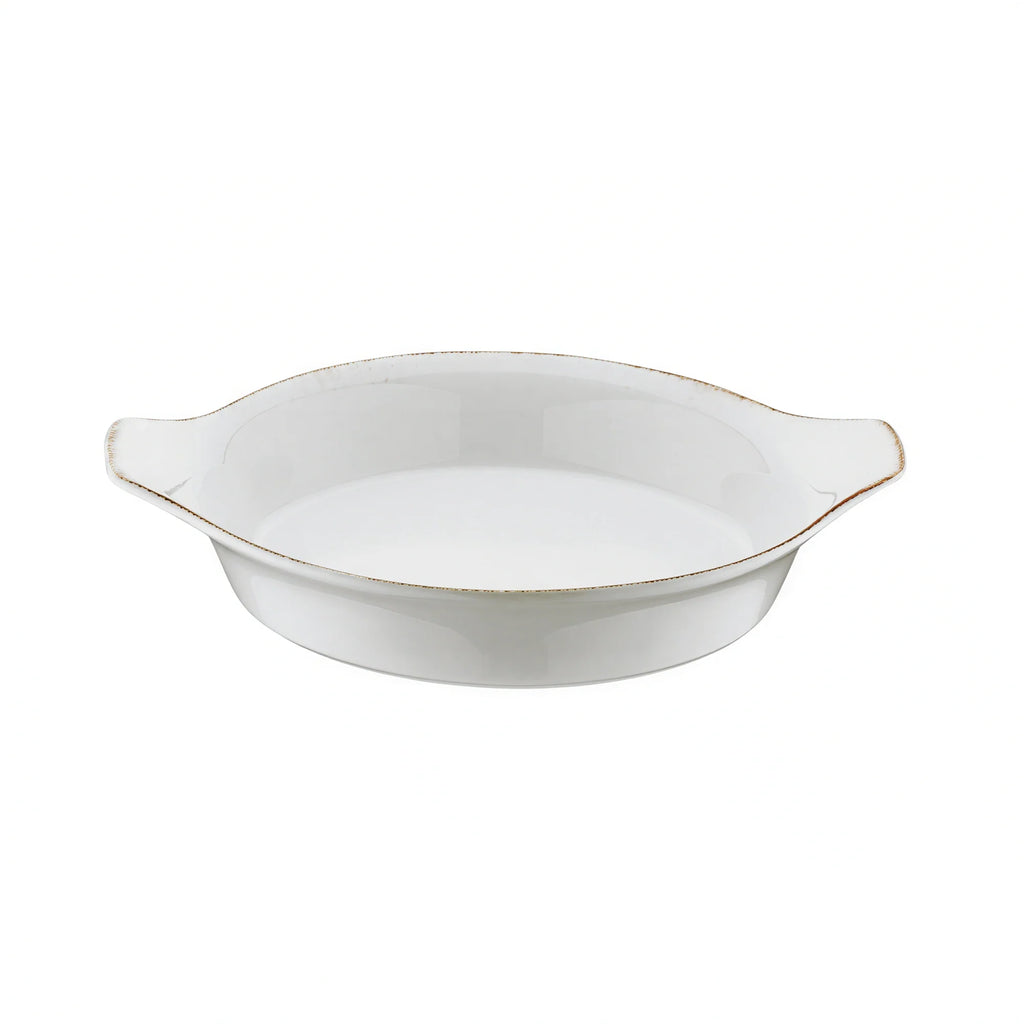 Global Tableware Collective Bonna, Optiva BNE100OPT20SH Round Porcelain Eared Dish, 9.75 x 8.13 x 1.75 in 1 Dozen