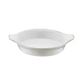 Global Tableware Collective Bonna, Optiva BNE100OPT20SH Round Porcelain Eared Dish, 9.75 x 8.13 x 1.75 in 1 Dozen