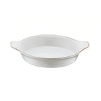 Global Tableware Collective Bonna, Optiva BNE100OPT20SH Round Porcelain Eared Dish, 9.75 x 8.13 x 1.75 in 1 Dozen