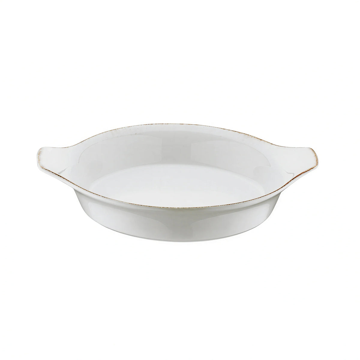 Global Tableware Collective Bonna, Optiva BNE100OPT20SH Round Porcelain Eared Dish, 9.75 x 8.13 x 1.75 in 1 Dozen