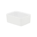 Global Tableware Collective Dalebrook, Kata DBTW4224 Rectangular Melamine Salad Bar Crock, White, 28.75 oz, 6-7/8" x 5-1/8" x 2-3/4"