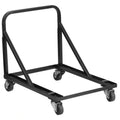 Flash Furniture HF-MUS-DOLLY-GG Chair Dolly for Band/Music Stacking Chairs, 18-Chair Capacity, Heavy-Duty Steel, Black