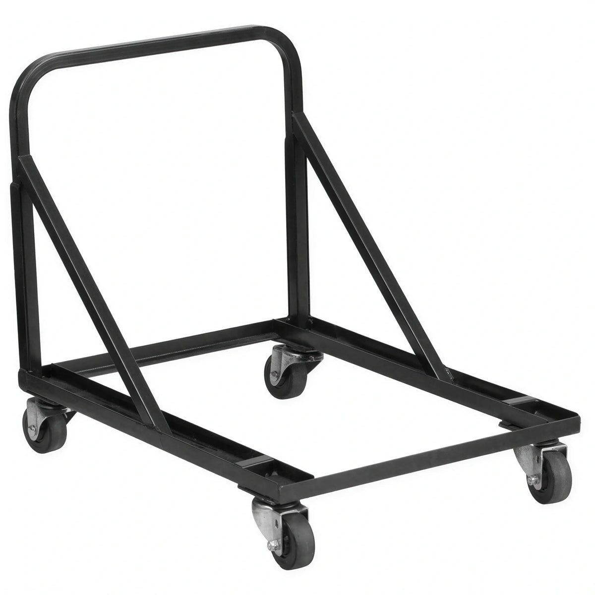 Flash Furniture HF-MUS-DOLLY-GG Chair Dolly for Band/Music Stacking Chairs, 18-Chair Capacity, Heavy-Duty Steel, Black