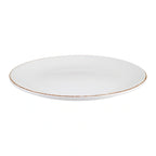 Global Tableware Collective Bonna, Gourmet BNE100GRM27DZ Round Porcelain Flat-Edge Plate, 10-5/8" 1 Dozen