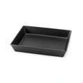 Steelite Delfin, Supermarket DFBRC1210LT010 Rectangular Melamine Bowl, 3.25 qt, 12"W x 10"D x 2"H, Linen Black