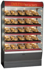 Alto-Shaam Halo Heat HSM-48/5S/T Self-Service Heated Shelf Merchandiser, 48-Inch Floor Model, 5 Shelves, LED Lighting
