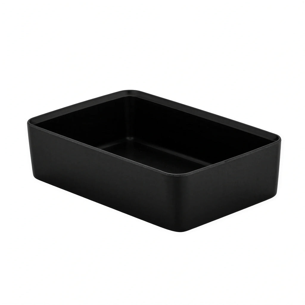 Global Tableware Collective Dalebrook, Kata DBTB4222 Rectangular Melamine Salad Bar Crock, 2 qt, Black, 10-1/4" x 6-3/4" x 2-3/4"
