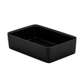 Global Tableware Collective Dalebrook, Kata DBTB4222 Rectangular Melamine Salad Bar Crock, 2 qt, Black, 10-1/4" x 6-3/4" x 2-3/4"