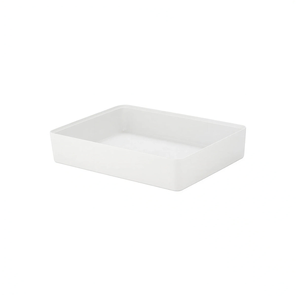 Global Tableware Collective Dalebrook, Kata DBTW4226 Rectangular Melamine Salad Bar Crock, 4.5 qt, White, 13-5/8" x 10-1/4" x 2-3/4"