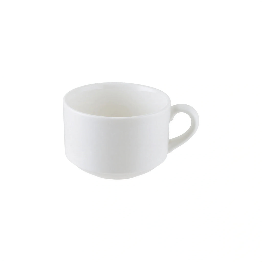 Global Tableware Collective Bonna, Banquet BNBNC03CF Porcelain Tea Cup, 9.5 oz, 3.625" x 2.5"