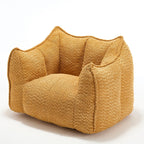 Chenille Arm Chair with Highly Resilient Foam - Multiple Colors