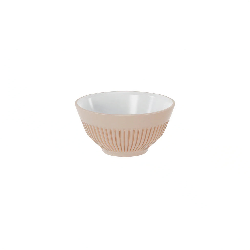 Global Tableware Collective Dalebrook, Talon DBTCM50011 Round Melamine Bowl, 14.25 oz, Oat, 5-1/2" x 2-3/4" 1 Dozen